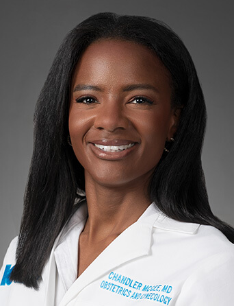 Portrait of Chandler McGee, MD, OB/GYN specialist at Kelsey-Seybold Clinic.