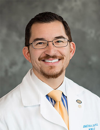 Headshot of Jonathan Garza, MD, neurologist at Kelsey-Seybold Clinic.
