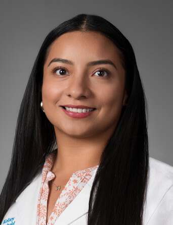 Portrait of Diana Fuerte-Dominguez, MSN, APRN, WHNP-BC, OB/GYN specialist at Kelsey-Seybold Clinic.