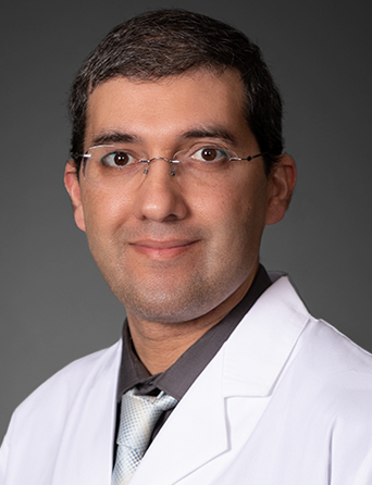 Headshot of Atif Ahmed, MD, FAAD, dermatologist at Kelsey-Seybold Clinic.