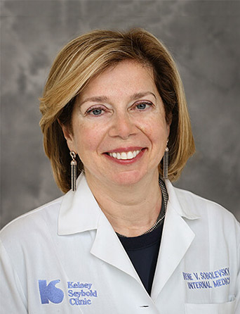 Portrait of Irene Sobolevsky, MD, Internal Medicine specialist at Kelsey-Seybold Clinic.