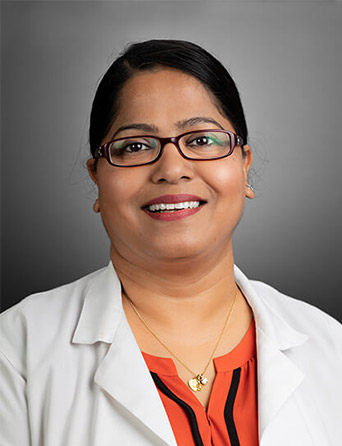 Portrait of Swarna Kamble, MD, Endocrinology specialist at Kelsey-Seybold Clinic.