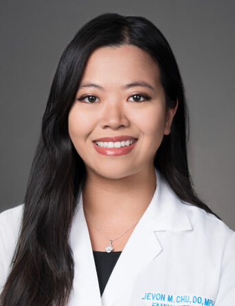 Portrait of Jevon Chu, DO, MPH, Family Medicine, Primary Care specialist at Kelsey-Seybold Clinic.