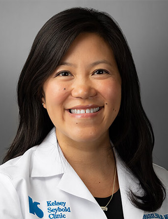 Portrait of Stephanie Vachirasudlekha, MD, MPH, MSW, CPH, Family Medicine specialist at Kelsey-Seybold Clinic.