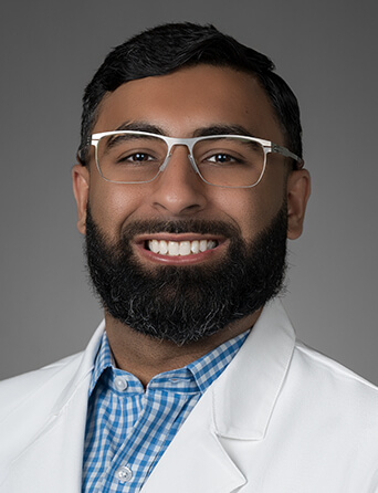 Portrait of Fahd Hussain, MO, internal medicine specialist at Kelsey-Seybold Clinic.