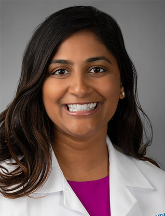 Portrait of Divya Danda, MD, Hospitalist specialist at Kelsey-Seybold Clinic.