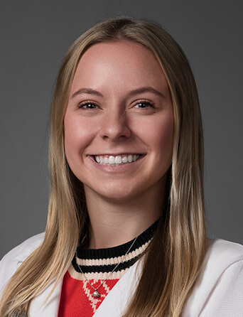 Portrait of Macey Ditta, PA-C, OB/GYN specialist at Kelsey-Seybold Clinic.
