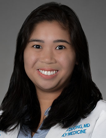 Portrait of Lauren Duong, MD, family medicine specialist at Kelsey-Seybold Clinic.