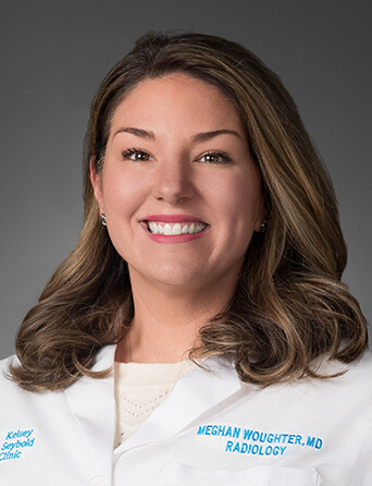 Portrait of Meghan Woughter, MD, Breast Diagnostic Center specialist at Kelsey-Seybold Clinic.