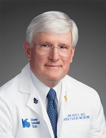 Portrait of James Hoyle, MD, FAAP, FSAHM, Adolescent Medicine specialist at Kelsey-Seybold Clinic.