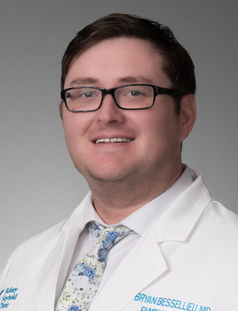 Headshot of Bryan Bessellieu, MD, family medicine specialist at Kelsey-Seybold Clinic.