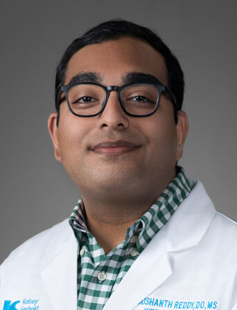 Portrait of Sushanth Reddy, DO, Hospitalist specialist at Kelsey-Seybold Clinic.