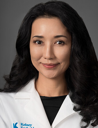 Portrait of Tynara Sarybashova, FNP-BC, OB/GYN specialist at Kelsey-Seybold Clinic.