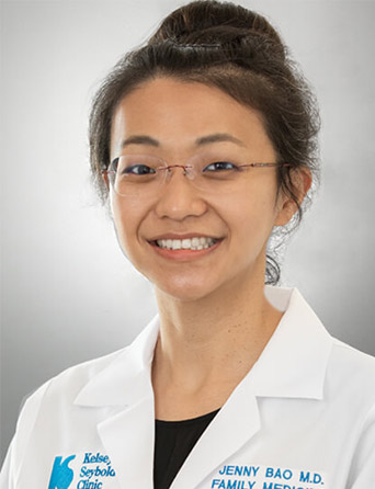 Portrait of Jenny Bao, MD, Family Medicine specialist at Kelsey-Seybold Clinic.