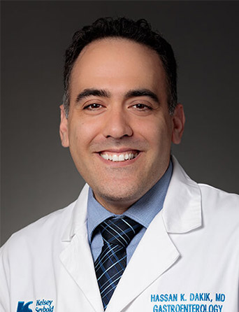 Portrait of Hassan Dakik, MD, Gastroenterology specialist at Kelsey-Seybold Clinic.