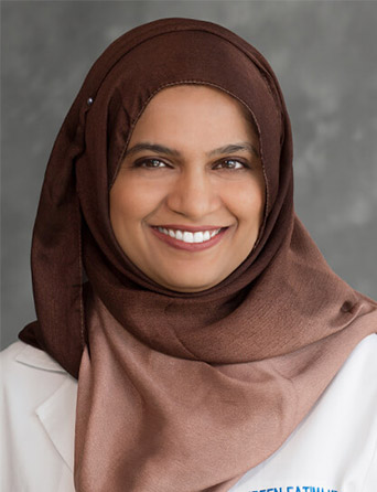 Portrait of Mehreen Fatima, MD, Family Medicine specialist at Kelsey-Seybold Clinic.
