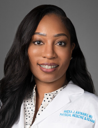 Portrait of Nneka Anyanwu, MD, MHS, Physical Medicine and Rehabilitation specialist at Kelsey-Seybold Clinic.