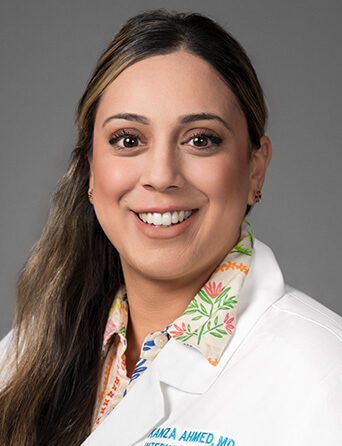 Portrait of Kanza Ahmed, MD, Internal Medicine specialist at Kelsey-Seybold Clinic.
