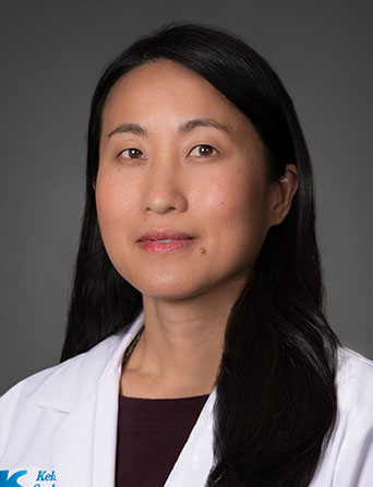 Portrait of Sarah Duong, MD, Hospitalist specialist at Kelsey-Seybold Clinic.