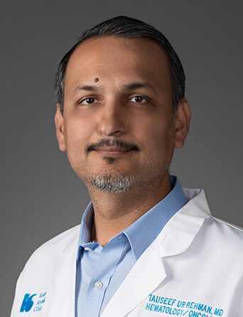Portrait of Tauseef Ur Rehman, MD, Hematology and Oncology specialist at Kelsey-Seybold Clinic.