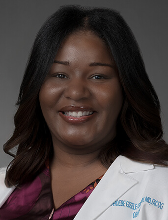 Portrait of Phoebe Griffin, MD, OB/GYN specialist at Kelsey-Seybold Clinic.