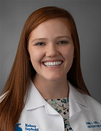 Portrait of Emma Carroll, MD, OB/GYN specialist at Kelsey-Seybold Clinic.