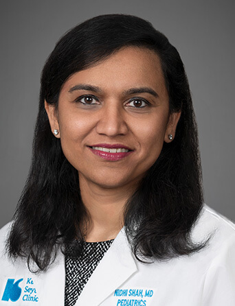 Portrait of Nidhi Shah, MD, Pediatrics provider at Kelsey-Seybold Clinic.