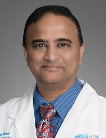 Portrait of H. Krishna Susarla, MD, Internal Medicine and Pediatrics specialist at Kelsey-Seybold Clinic.