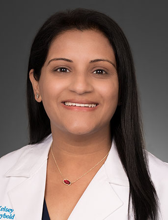 Portrait of Nesha Prasla, DPM, FACPM, Podiatry specialist at Kelsey-Seybold Clinic.