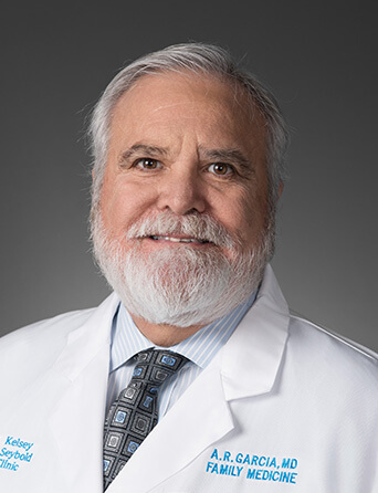 Portrait of Alvaro Garcia, MD, Family Medicine and Primary Care specialist at Kelsey-Seybold Clinic.