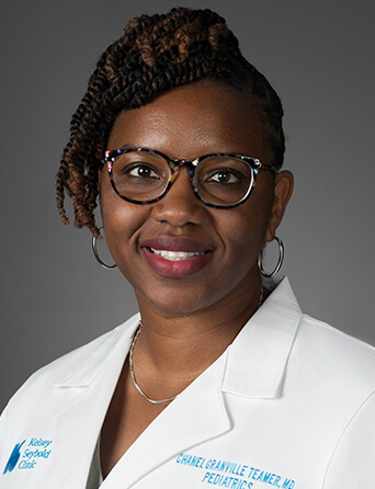Portrait of Chanel Granville Teamer, MD, FAAP, Pediatrics specialist at Kelsey-Seybold Clinic.
