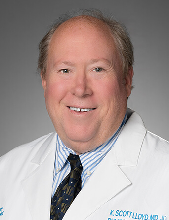 Portrait of Kenneth Scott Lloyd, MD, Pulmonary specialist at Kelsey-Seybold Clinic.