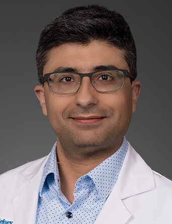 Portrait of Eyad Kawar, MD, FCCP, Pulmonary Medicine and Critical Care specialist at Kelsey-Seybold Clinic.