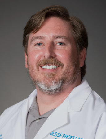 Portrait of Jesse Proett, MD, Radiology specialist at Kelsey-Seybold Clinic.