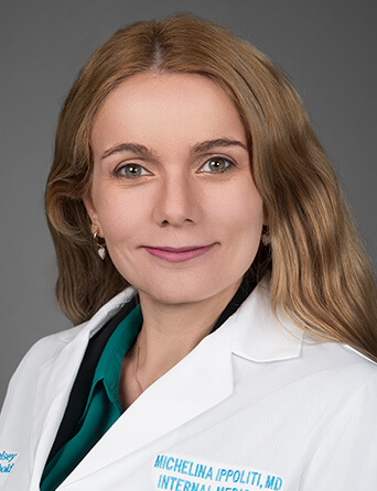 Portrait of Michelina Ippoliti, MD, Internal Medicine, Primary Care specialist at Kelsey-Seybold Clinic.