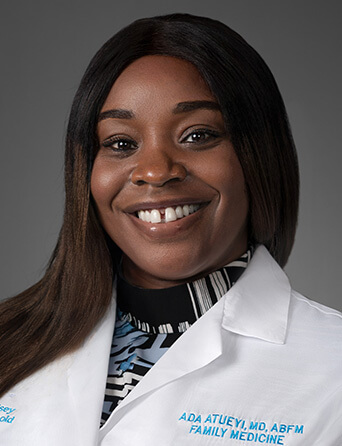 Portrait of Adaobi Atueyi, MD, Family Medicine, Primary Care specialist at Kelsey-Seybold Clinic.